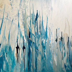 Forest Castle - Fluid Acrylics on Canvas 2023 - Artsy Detox By Gio Pirri