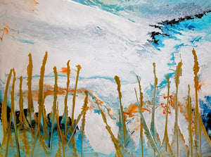 Cozy Rivers - Fluid Acrylics on Canvas 2023 - Artsy Detox By Gio Pirri