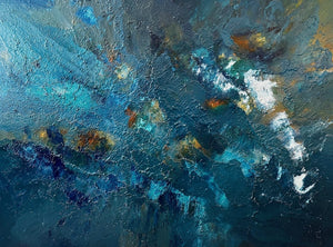 Reef of Celestial Tides - Acrylic on Canvas 2024 - Artsy Detox By Gio Pirri