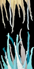 Load image into Gallery viewer, Testing Black - Wood Framed - Fluid Acrylics on Canvas 2020 - Artsy Detox By Gio Pirri