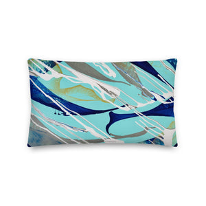 Cat 5 - 20x12 Throw Pillow - Artsy Detox By Gio Pirri