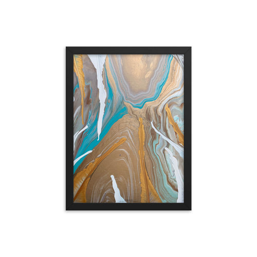 24K - 12×16 Framed Poster - Artsy Detox By Gio Pirri